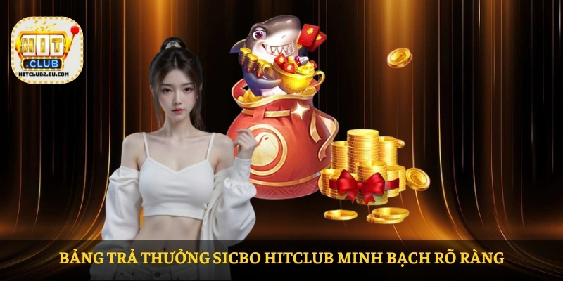 Bảng trả thưởng Sicbo HITCLUB minh bạch rõ ràng